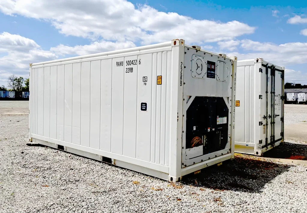 Rental refrigeration container